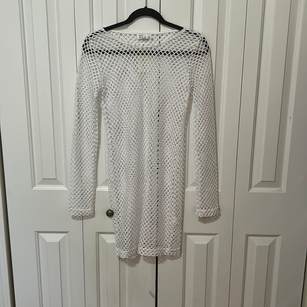 Hot&Delicious Mesh Mini Dress/Cover-Up